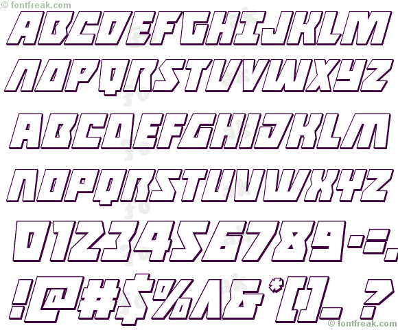 Halfshell Hero 3D Italic