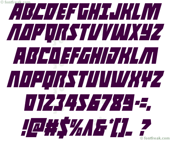 Halfshell Hero Condensed Italic