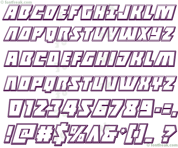 Halfshell Hero Engraved Italic