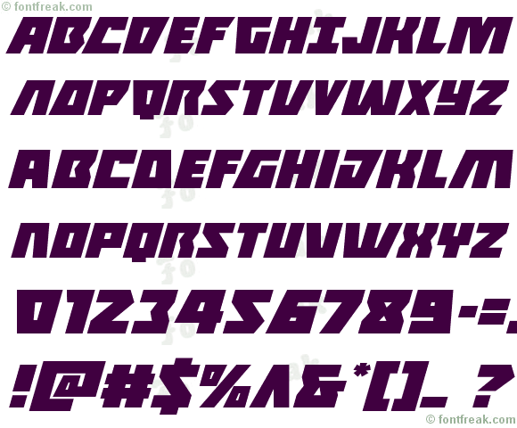 Halfshell Hero Expanded Italic