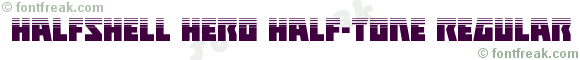 Halfshell Hero Half-Tone Regular