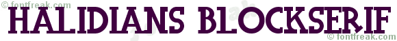 Halidians Blockserif