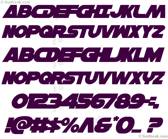 Han Solo Overlap Italic