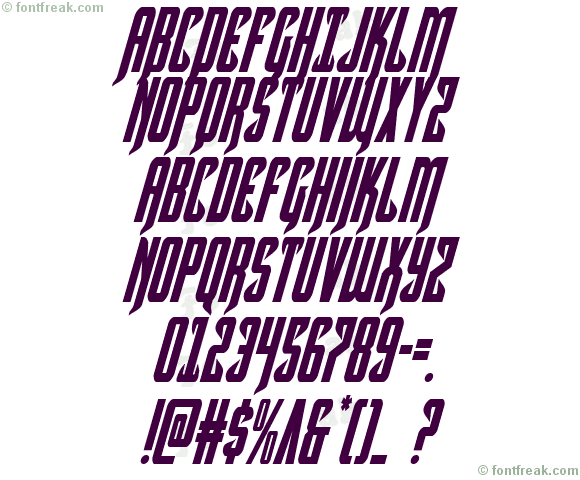 Hawkmoon Condensed Italic