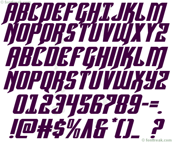 Hawkmoon Extra-expanded Italic