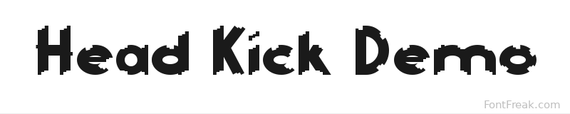 Head Kick Demo font preview