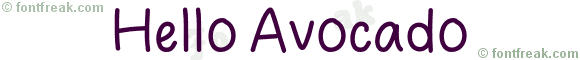 Hello Avocado