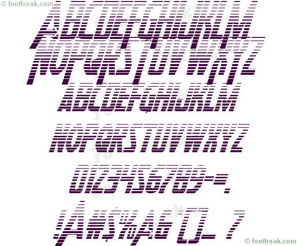 Heroes Assemble Gradient Italic