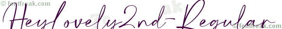 HeyLovely2nd-Regular
