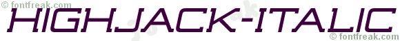 Highjack-Italic