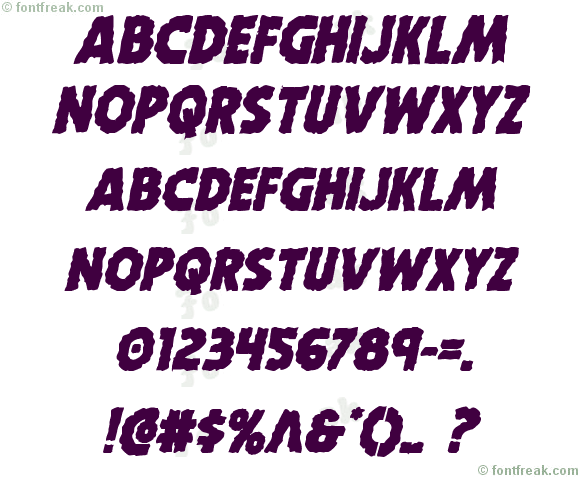 Horroween Bold Italic