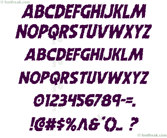 Horroween Italic