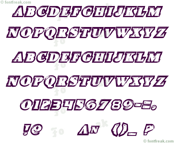 Icebox Art Staggered Italic