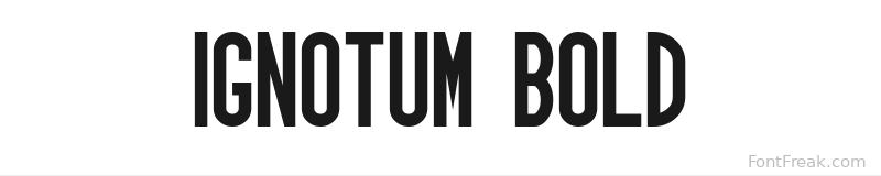 Ignotum Bold