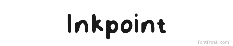 Inkpoint font preview