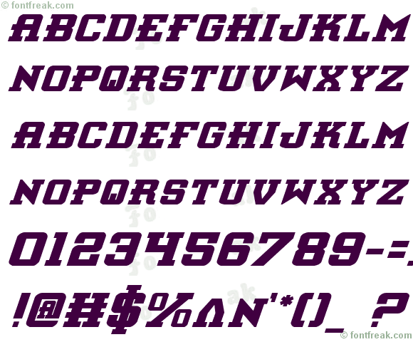 Interceptor Bold Italic