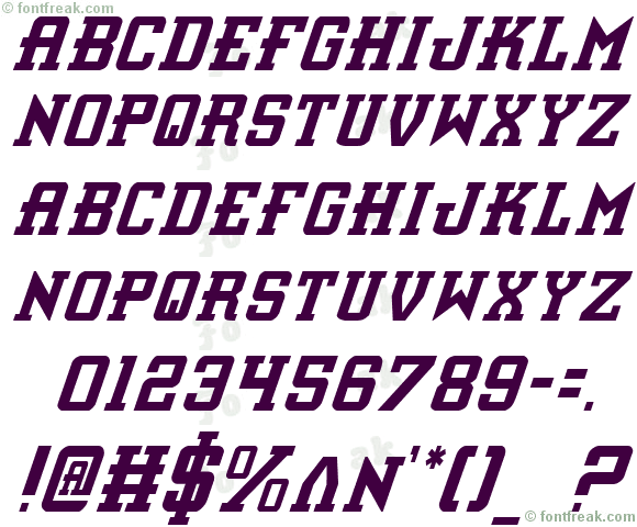 Interceptor Condensed Italic