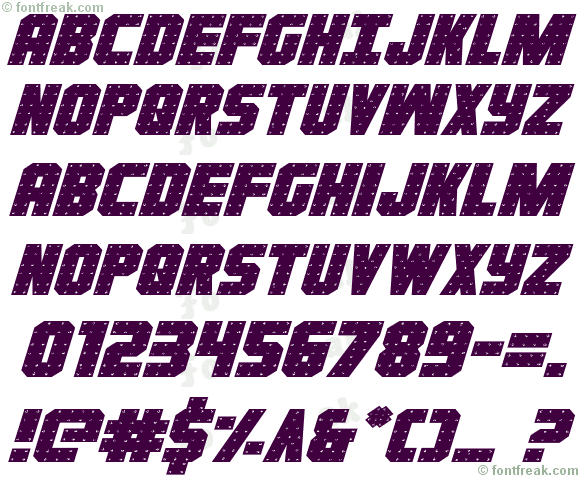 Iron Forge Expanded Italic