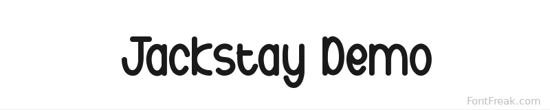 Jackstay Demo font preview