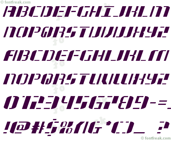 Jetway Expanded Italic