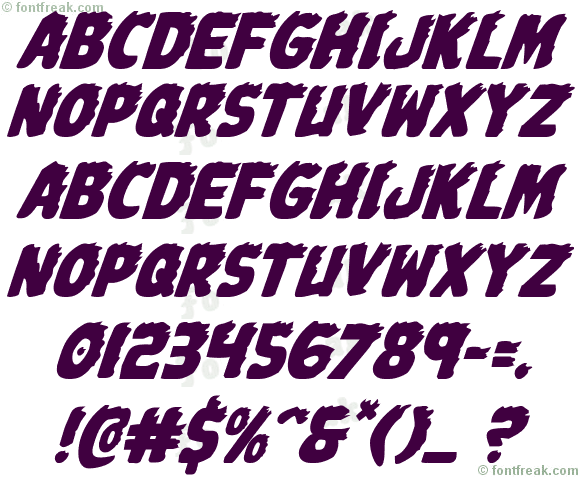 Johnny Torch Italic