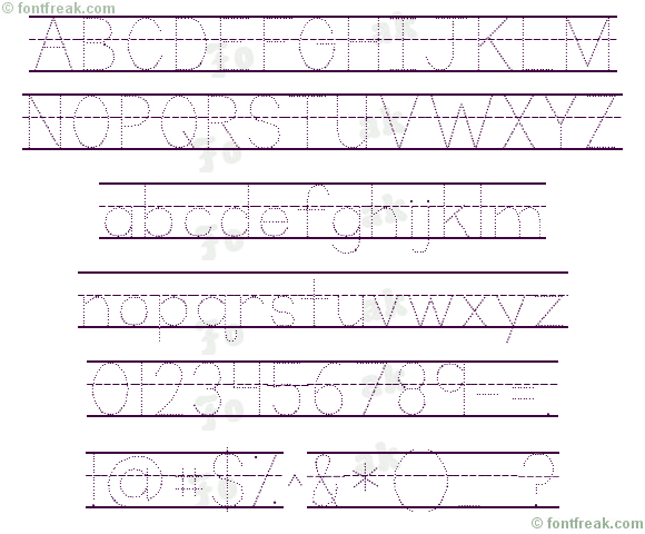 KG Primary Dots Lined