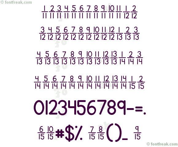 KG Traditional Fractions 2