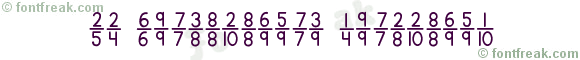 KG Traditional Fractions