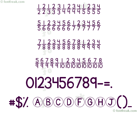 KG Traditional Fractions