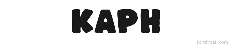 Kaph font preview