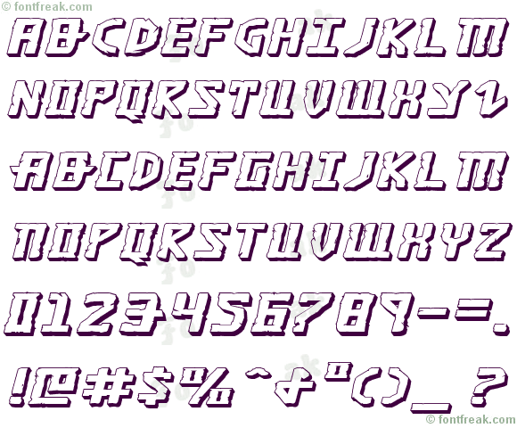 Khazad-Dum 3D Expanded Italic