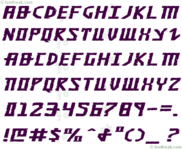 Khazad-Dum Expanded Italic