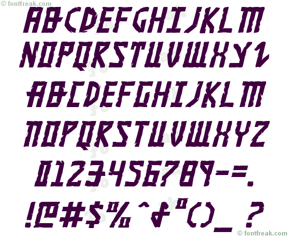 Khazad-Dum Italic