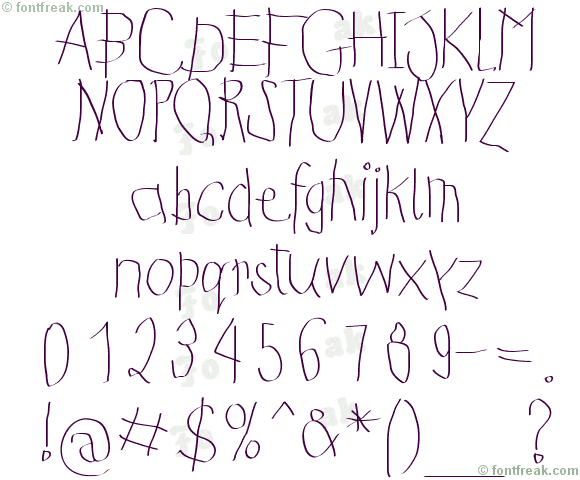 KidsFirstPrintFont