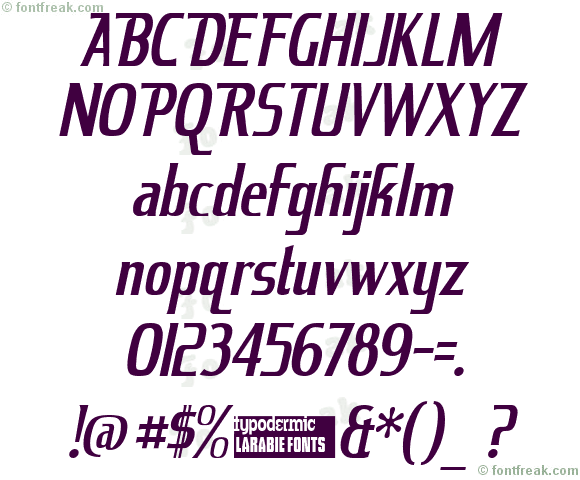 King Richard Italic