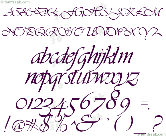 LDS Script Italic