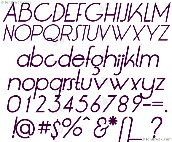 LT Oksana Italic