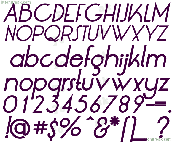 LT Oksana Medium Bold Italic