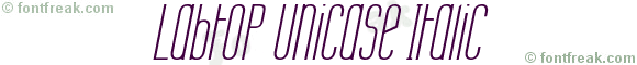 Labtop Unicase Italic
