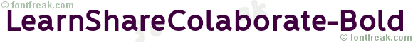LearnShareColaborate-Bold
