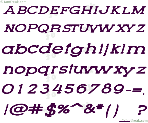 Lettering Set New Italic