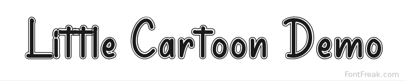 Little Cartoon Demo font preview