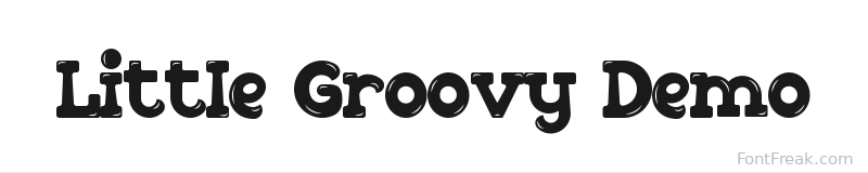 Little Groovy Demo font preview