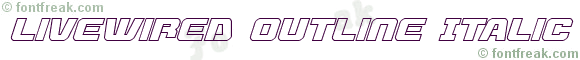 Livewired Outline Italic