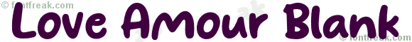 Love Amour Blank