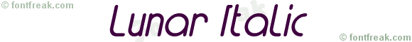 Lunar Italic