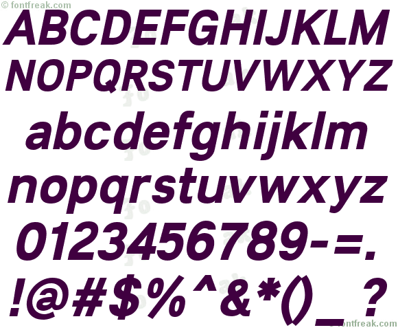 Lunchtype21 Bold Italic