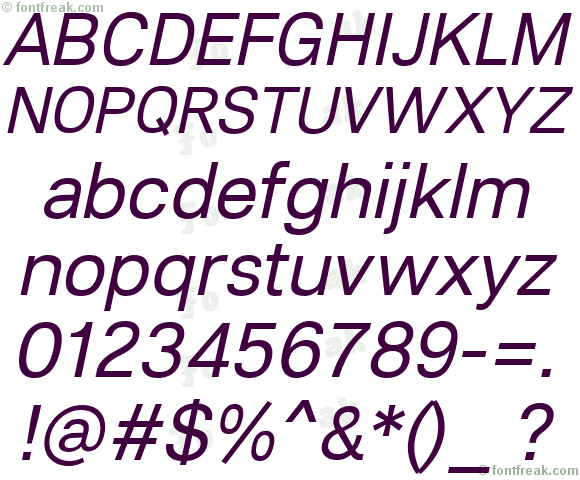 Lunchtype21 Italic