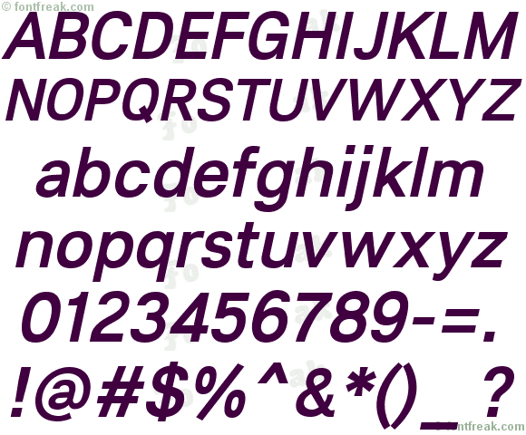 Lunchtype21 Medium Italic