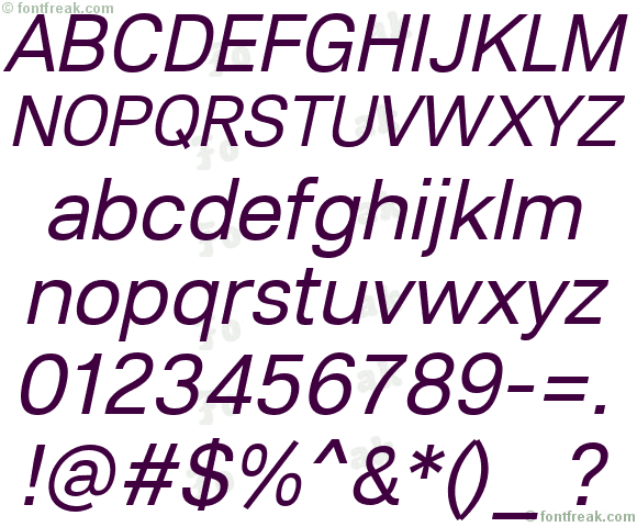 Lunchtype23 Italic